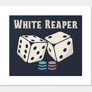 white reaper dice Posters and Art